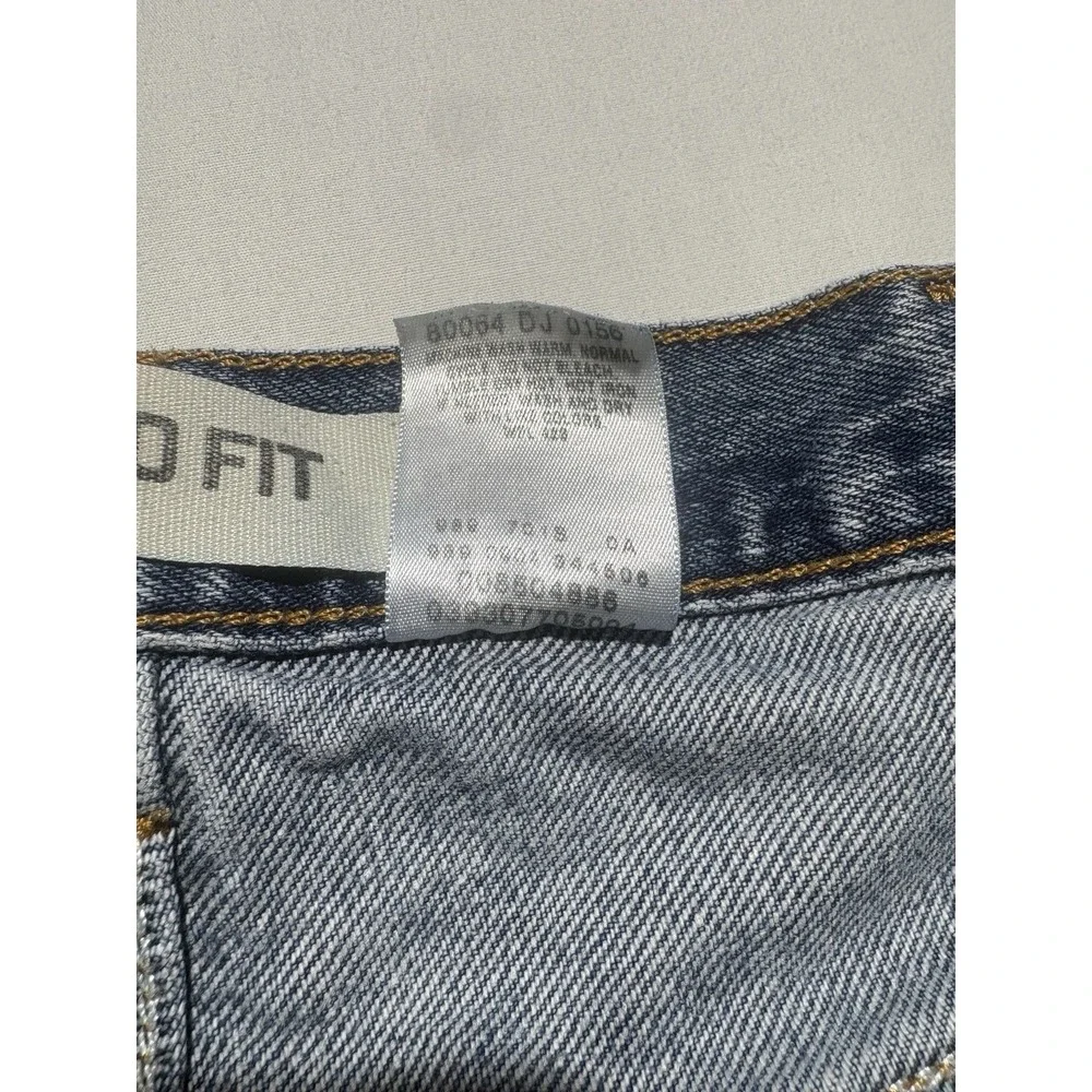 Levis 550 Relaxed Fit Jeans Mens 42x30 Blue Medium Wash Denim 550-0216